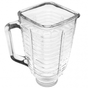 5 cup glass square top blender jar, fits Oster & Osterizer.