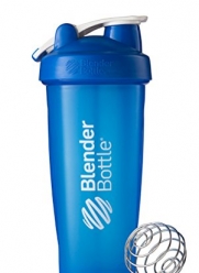 BlenderBottle Classic Loop Top Shaker Bottle, Blue, 28 Ounce