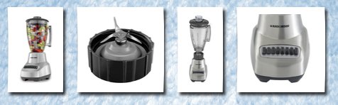 Black & Decker 12-speed blender, silver