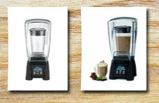 Waring commercial  reprogrammable hi-power blender with sound enclosure and raptor copolyester container, 